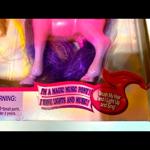 MAGIC TOUCH PONY VINTAGE 90s ANTONIA PONY MANE LIGHTS UP BLINKS, PLAYS MUSIC - Picture 9 of 14